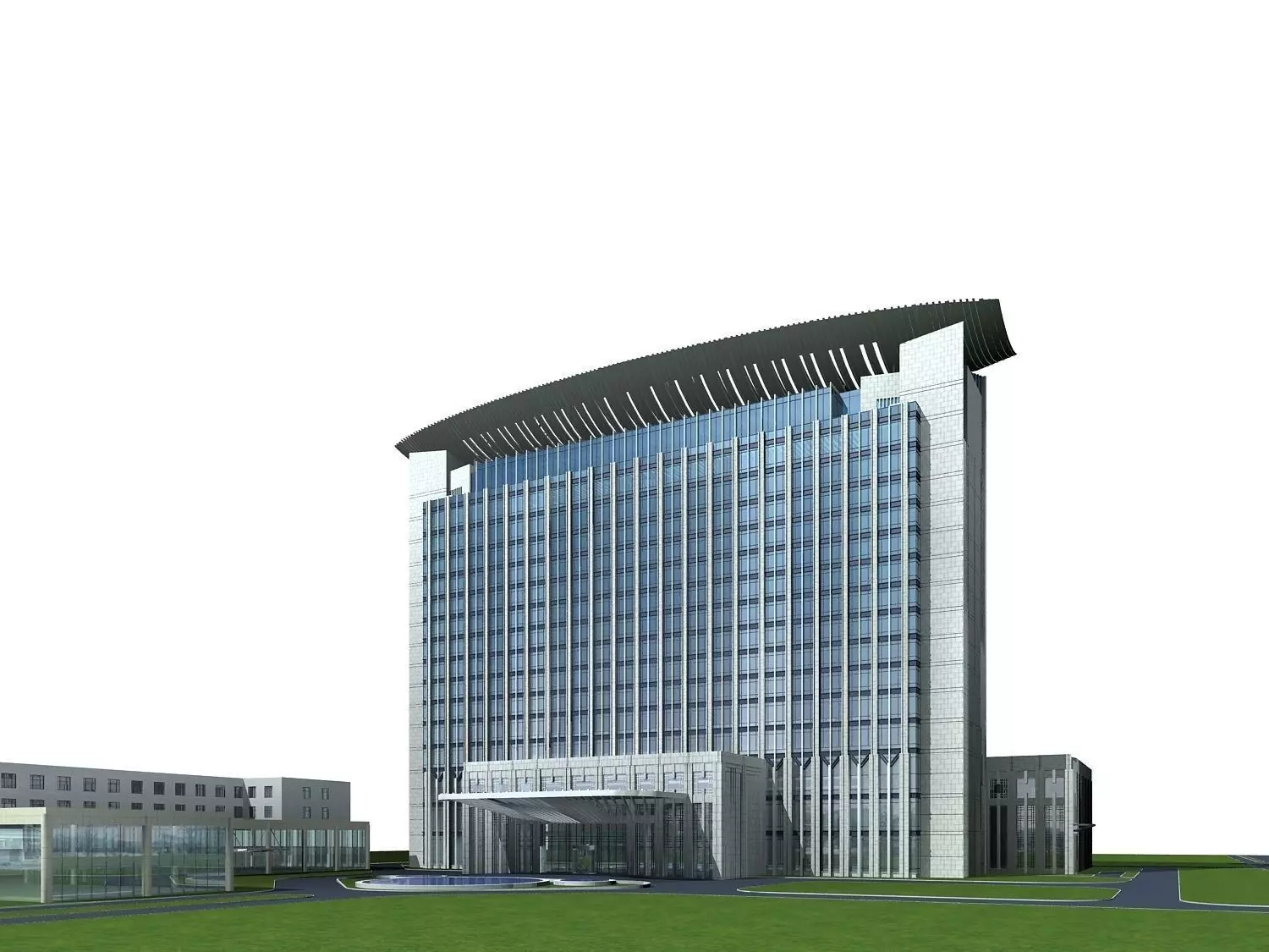 Office Building 3D model_0