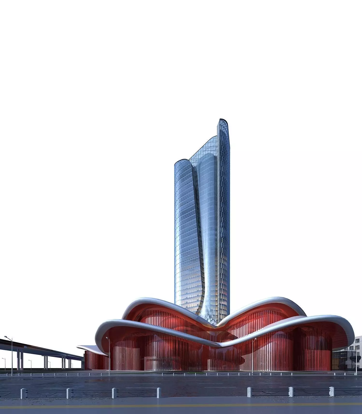 Office Building 3D model_0