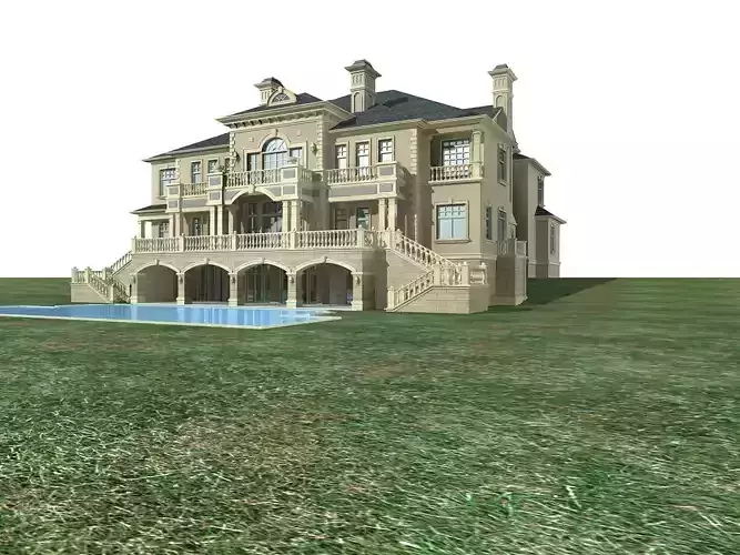 Villa mansion with swimming pool