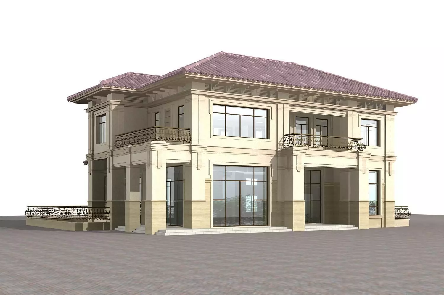 Villa modern house 3D model