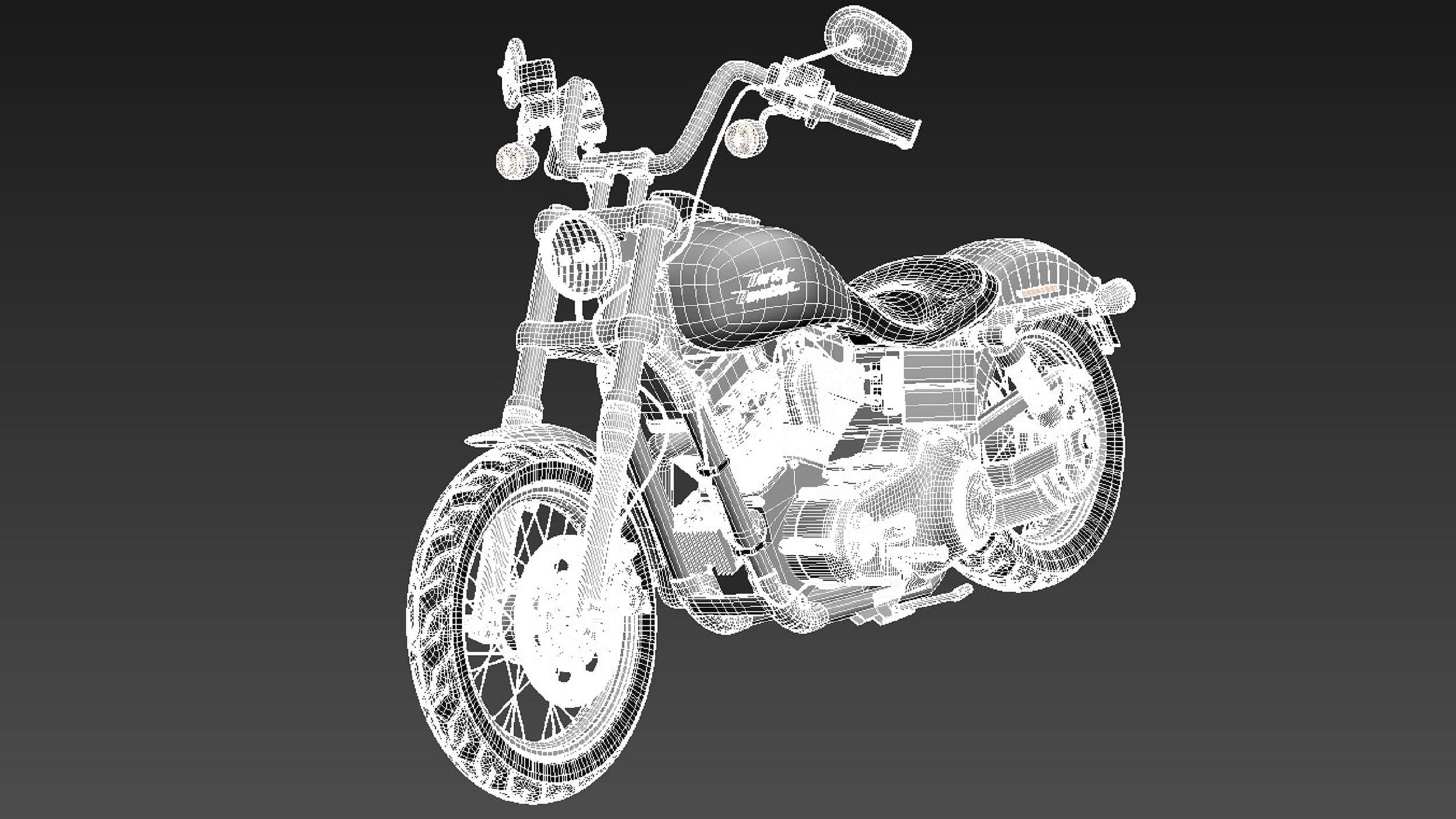 Harley-Davidson Sportster Dyna Street Bob 2015 3D model_16