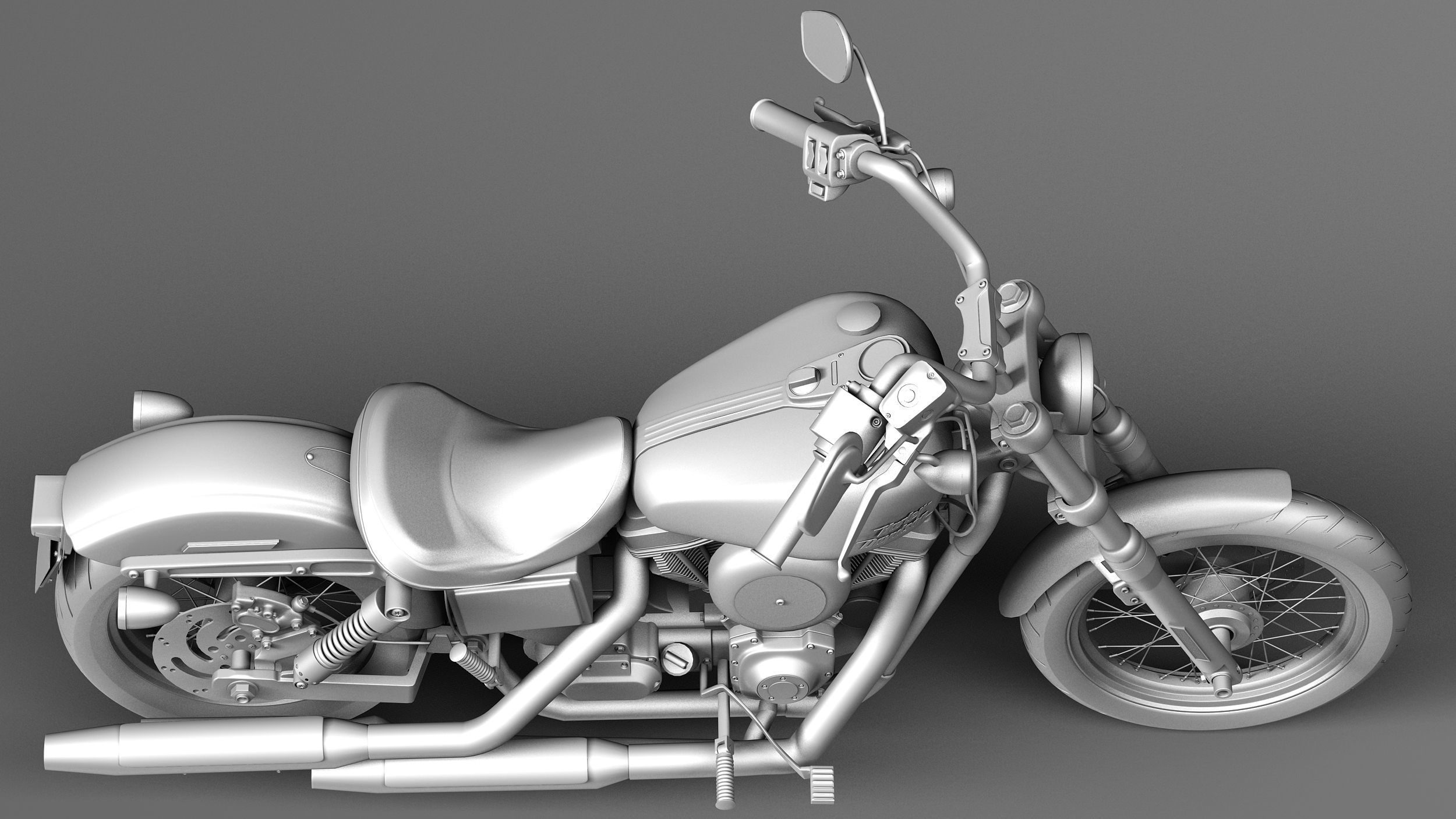 Harley-Davidson Sportster Dyna Street Bob 2015 3D model_15