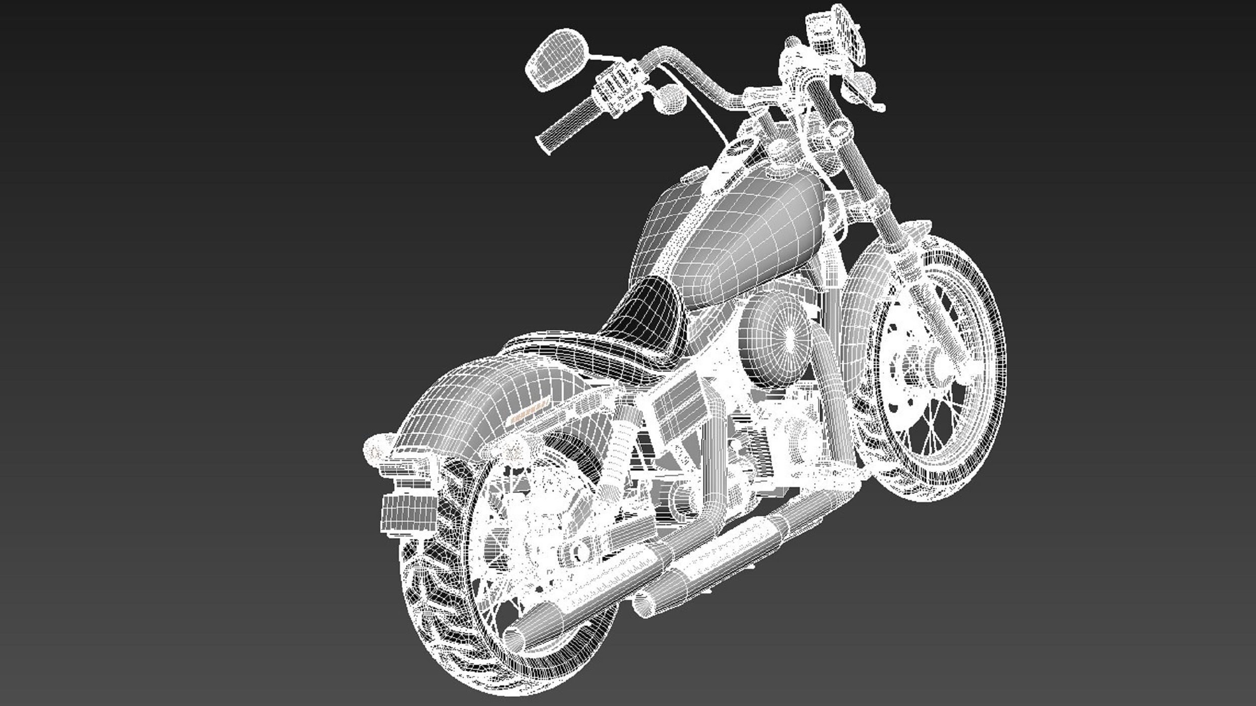 Harley-Davidson Sportster Dyna Street Bob 2015 3D model_17