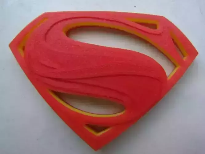 superman shield Free 3D print model