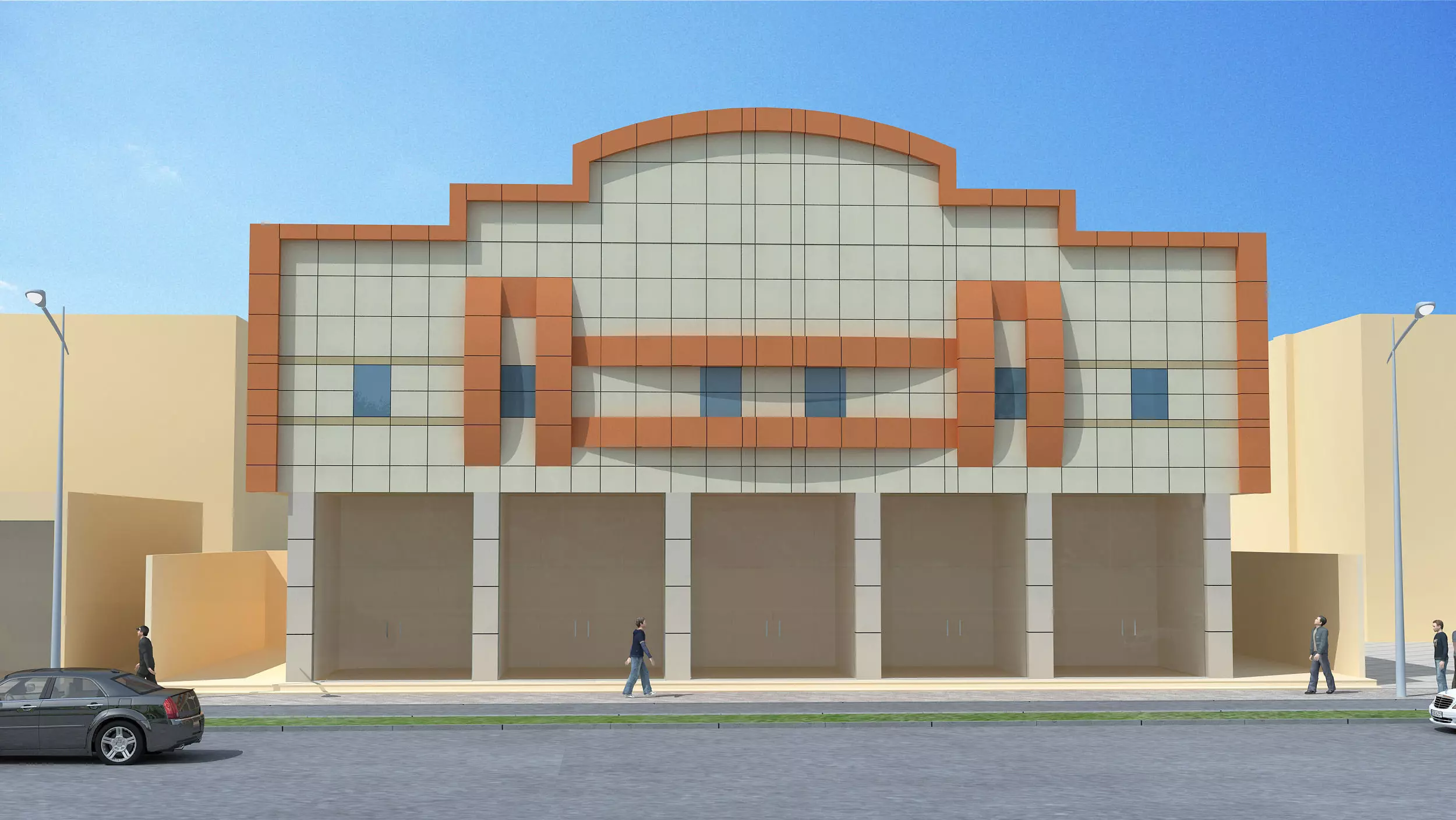 Interface Building 3D model 3D model | CGTrader