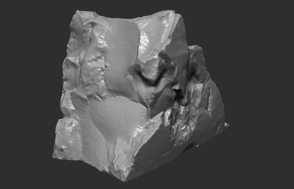 Rock 3D scanning 3D print model_1