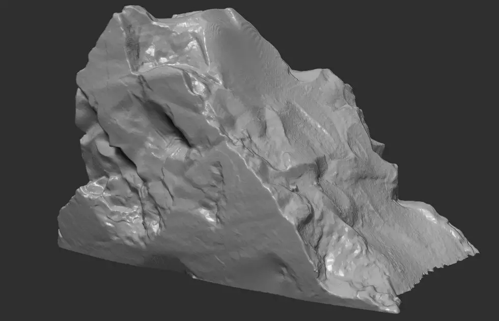 Rock 3D scanning 3D print model_0
