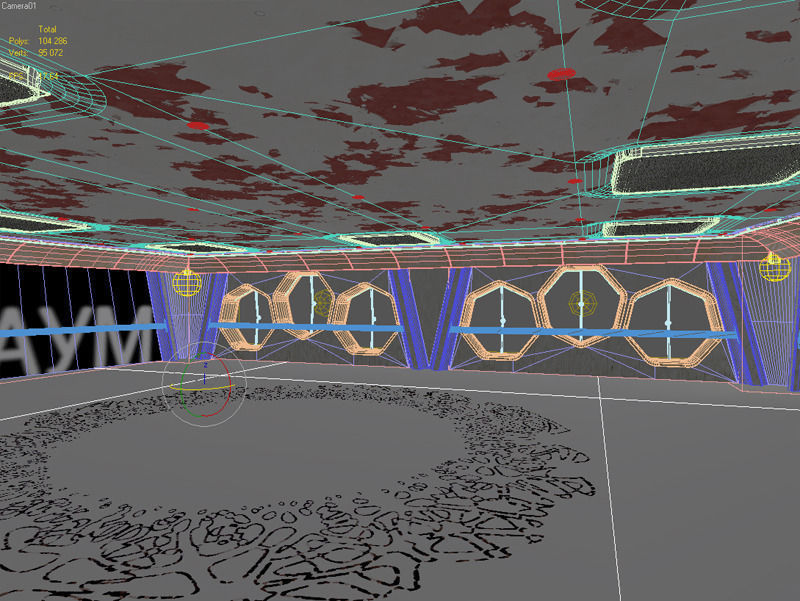 Laboratory hall 3D model_6