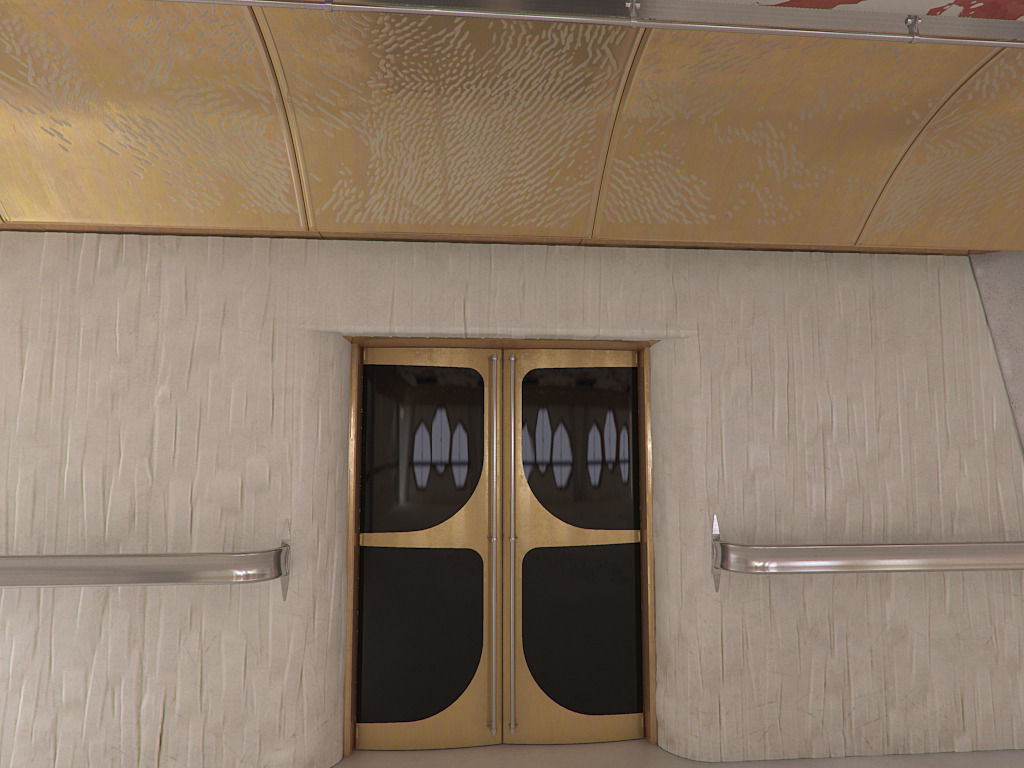 Laboratory hall 3D model_4