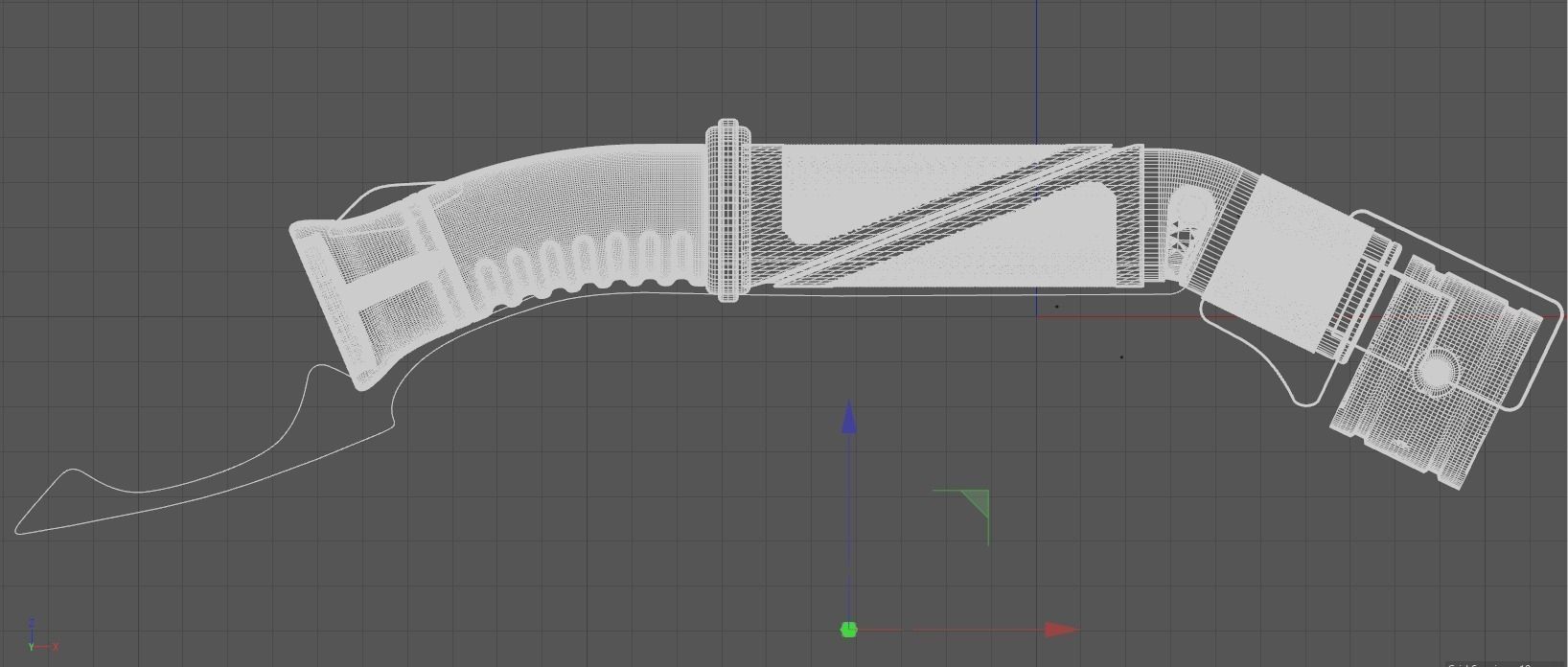 Count Dooku lightsaber 3D model_4