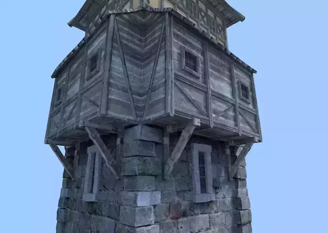 tower stone with door