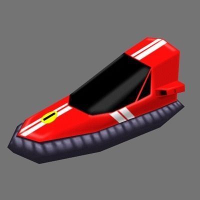 BHoverCraft ferrari jet ski 3D model_0