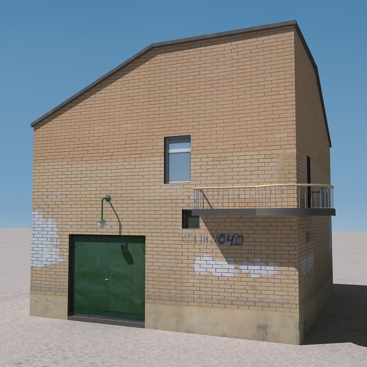 Building Lowpoly Low-poly 3D model_12