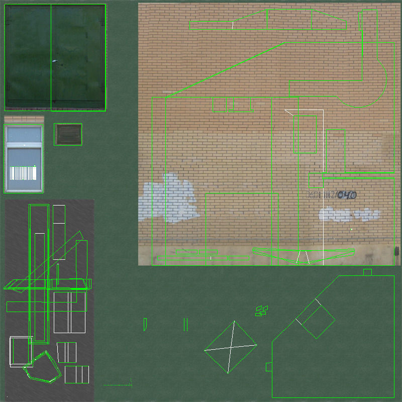 Building Lowpoly Low-poly 3D model_4