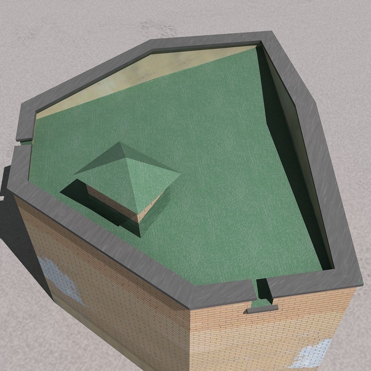 Building Lowpoly Low-poly 3D model_5
