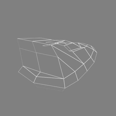 HoverCraft1 shoe with eagle 3D model_1