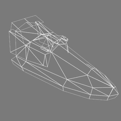 BHoverCraft boat 3D model_3