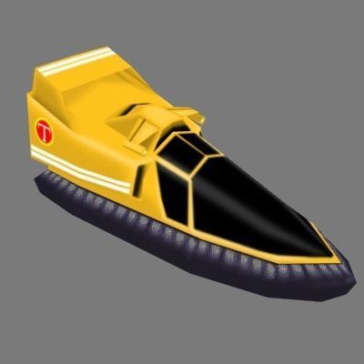 BHoverCraft boat 3D model_0