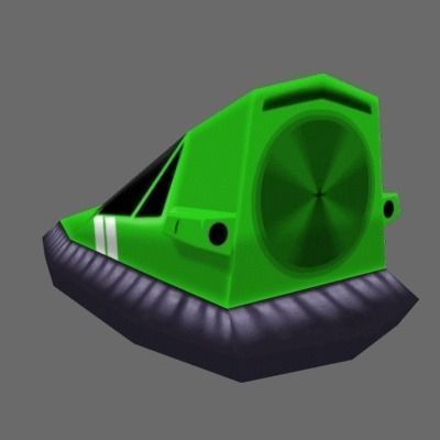 BHoverCraft hovercraft 3D model_1