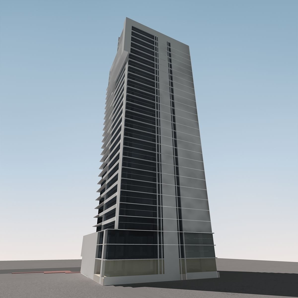 Commercial Building Multistory 3D model | CGTrader