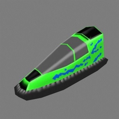 BHoverCraft hovercraft 3D model_0