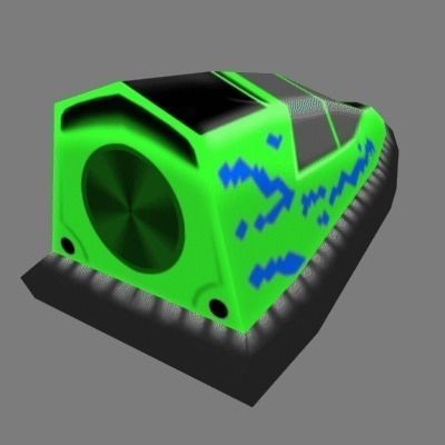 BHoverCraft hovercraft 3D model_1