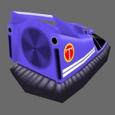 BHoverCraft hovercraft 3D model_1