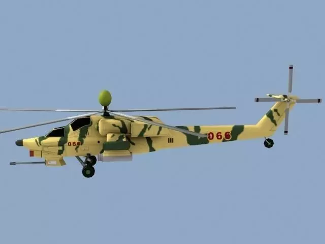 mi28 chinese military helicopter - chinese military helicopter 3D model