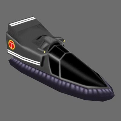 BHoverCraft hovercraft 3D model_0