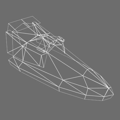 BHoverCraft hovercraft 3D model_3