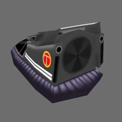 BHoverCraft hovercraft 3D model_1