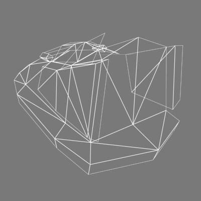 BHoverCraft speedboat 3D model_2