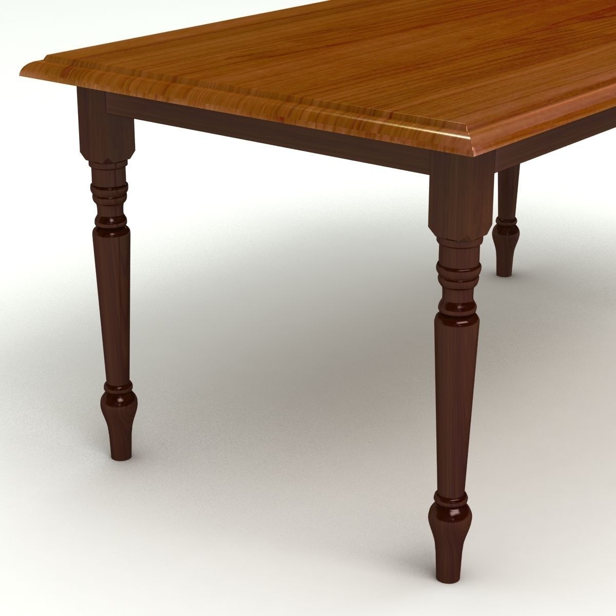 Woden Table 08 3D model_3