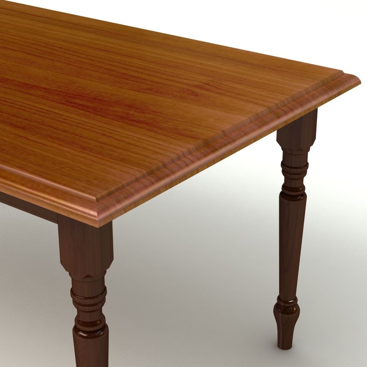 Woden Table 08 3D model_10