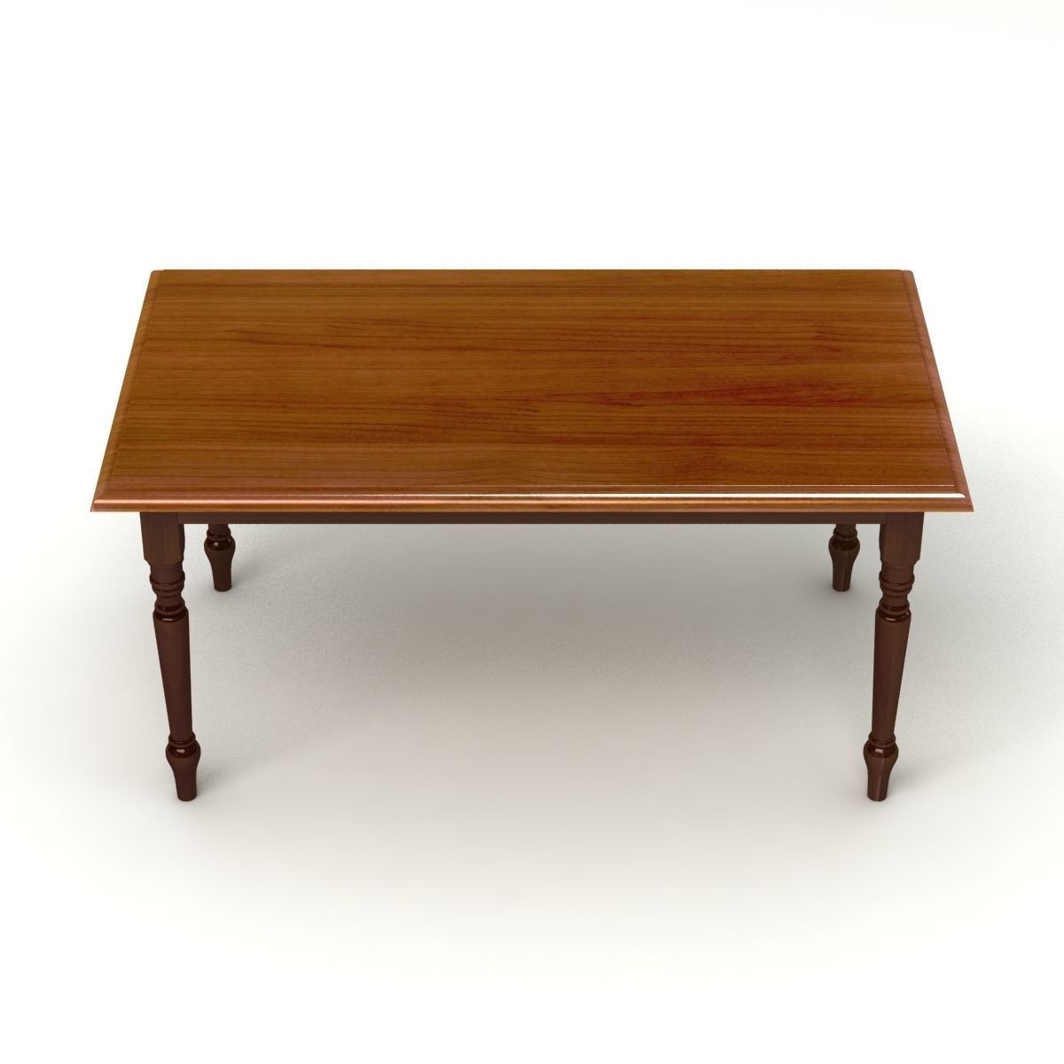 Woden Table 08 3D model_1