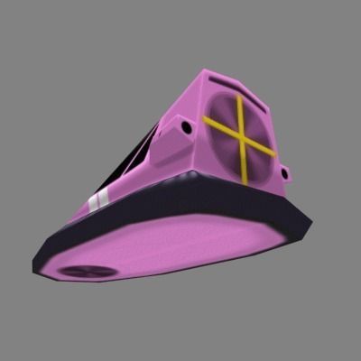 BHoverCraft car 3D model_1