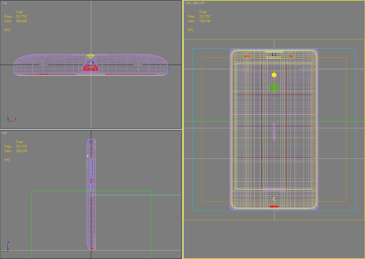 Nokia XL and XL Dual Yellow 3D model_39