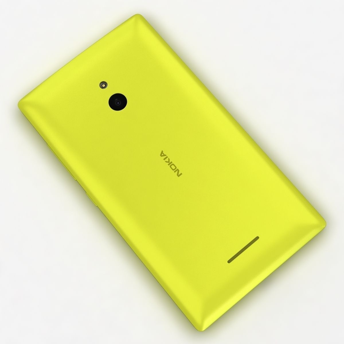 Nokia XL and XL Dual Yellow 3D model_9