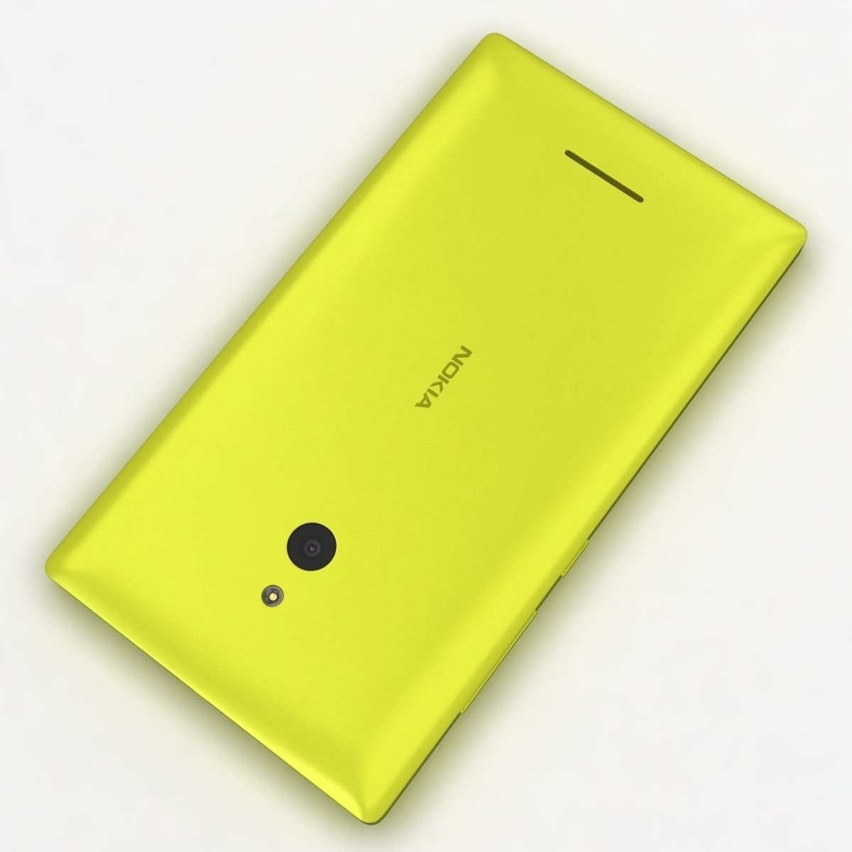 Nokia XL and XL Dual Yellow 3D model_10