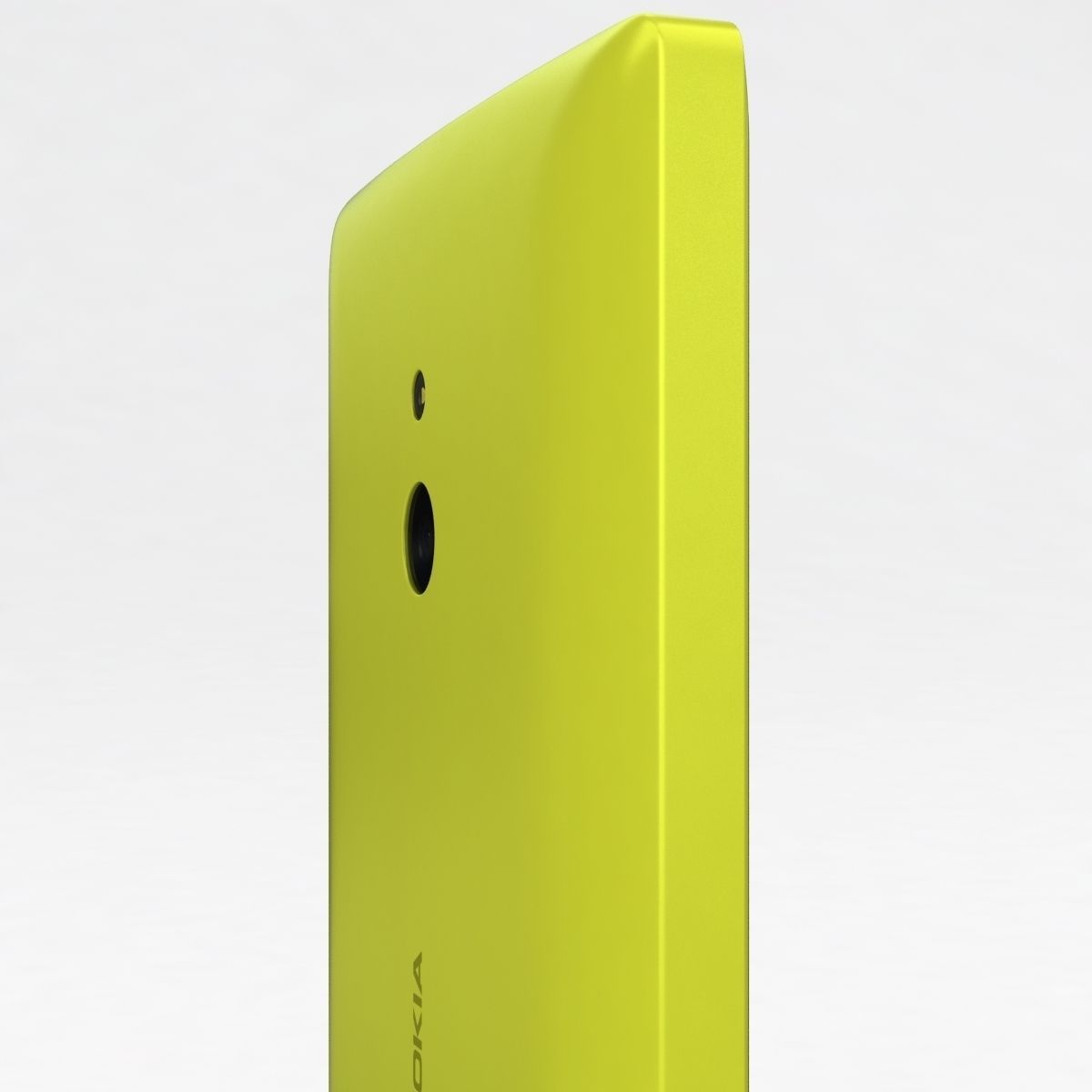 Nokia XL and XL Dual Yellow 3D model_16