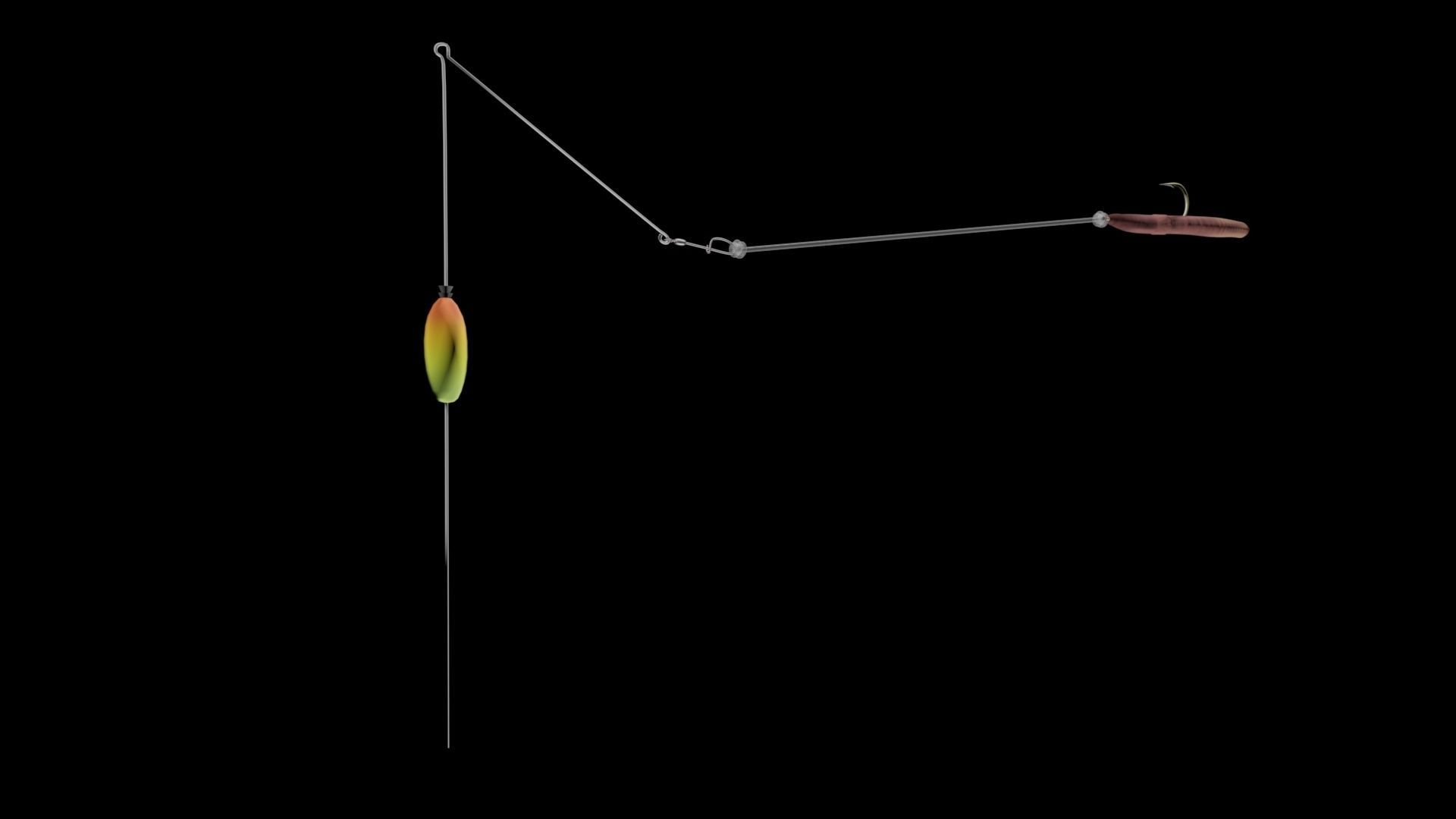 Bottom Bouncer and Worm 3D model_3