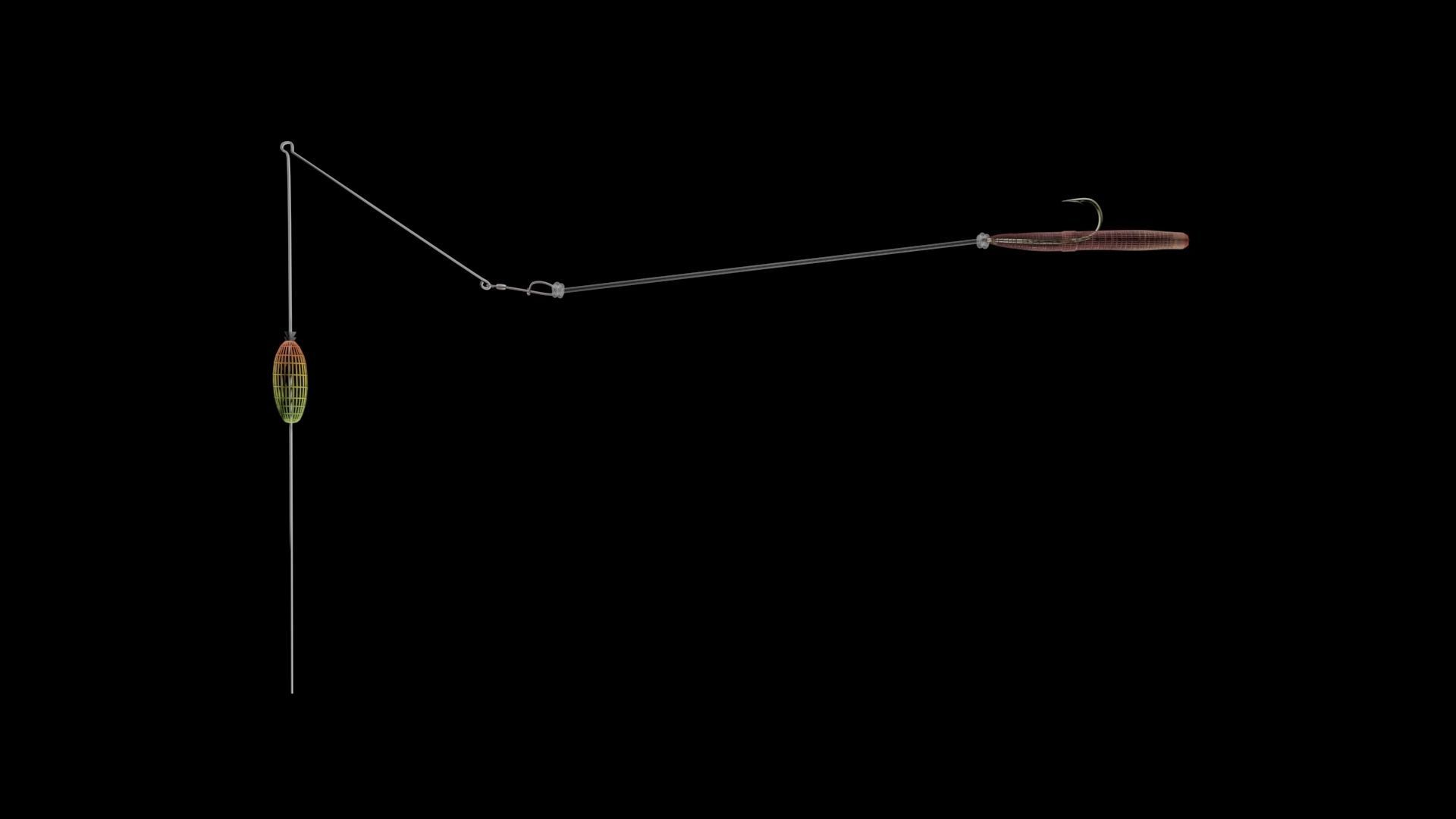 Bottom Bouncer and Worm 3D model_2