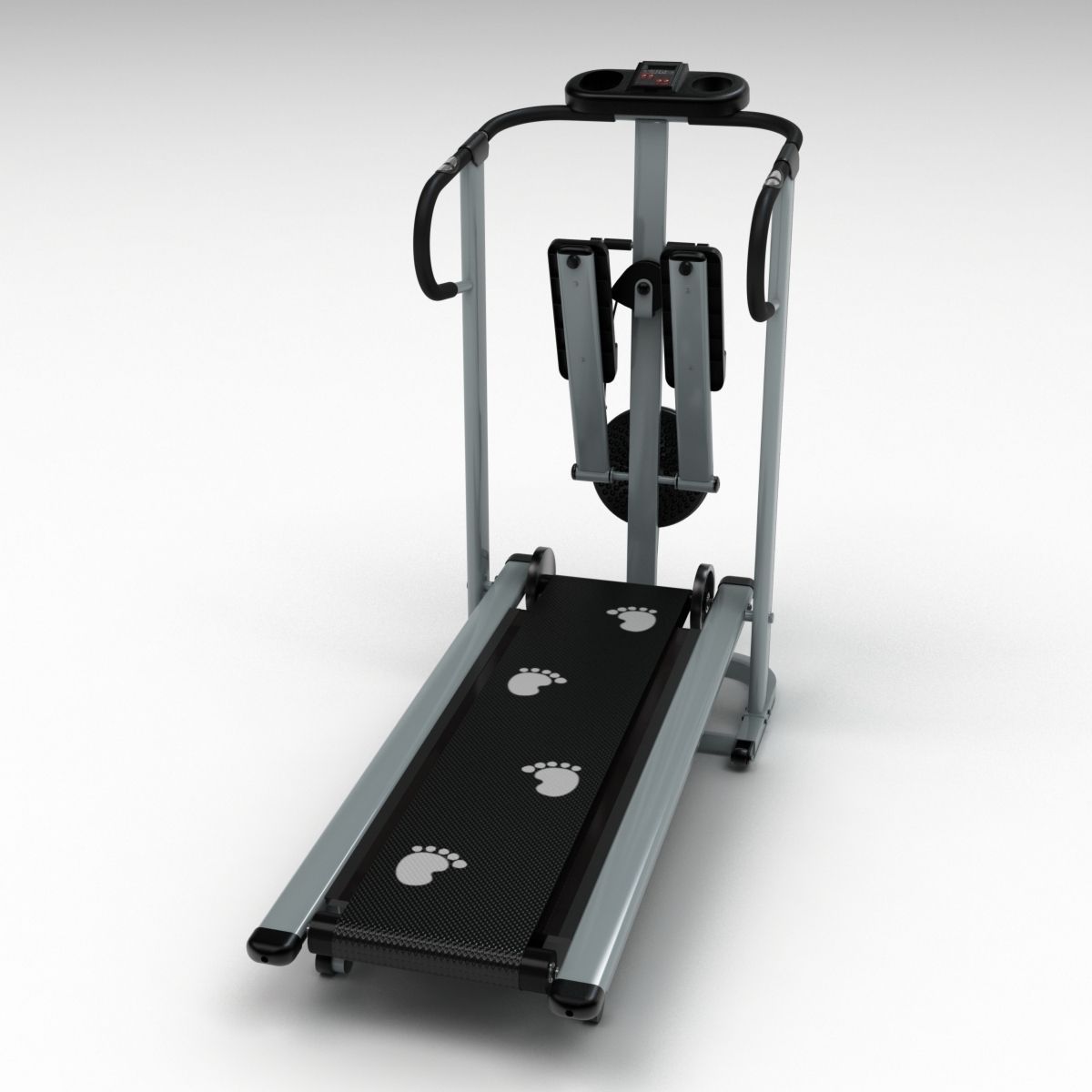 Treadmill tread machine with paws 3D model_1