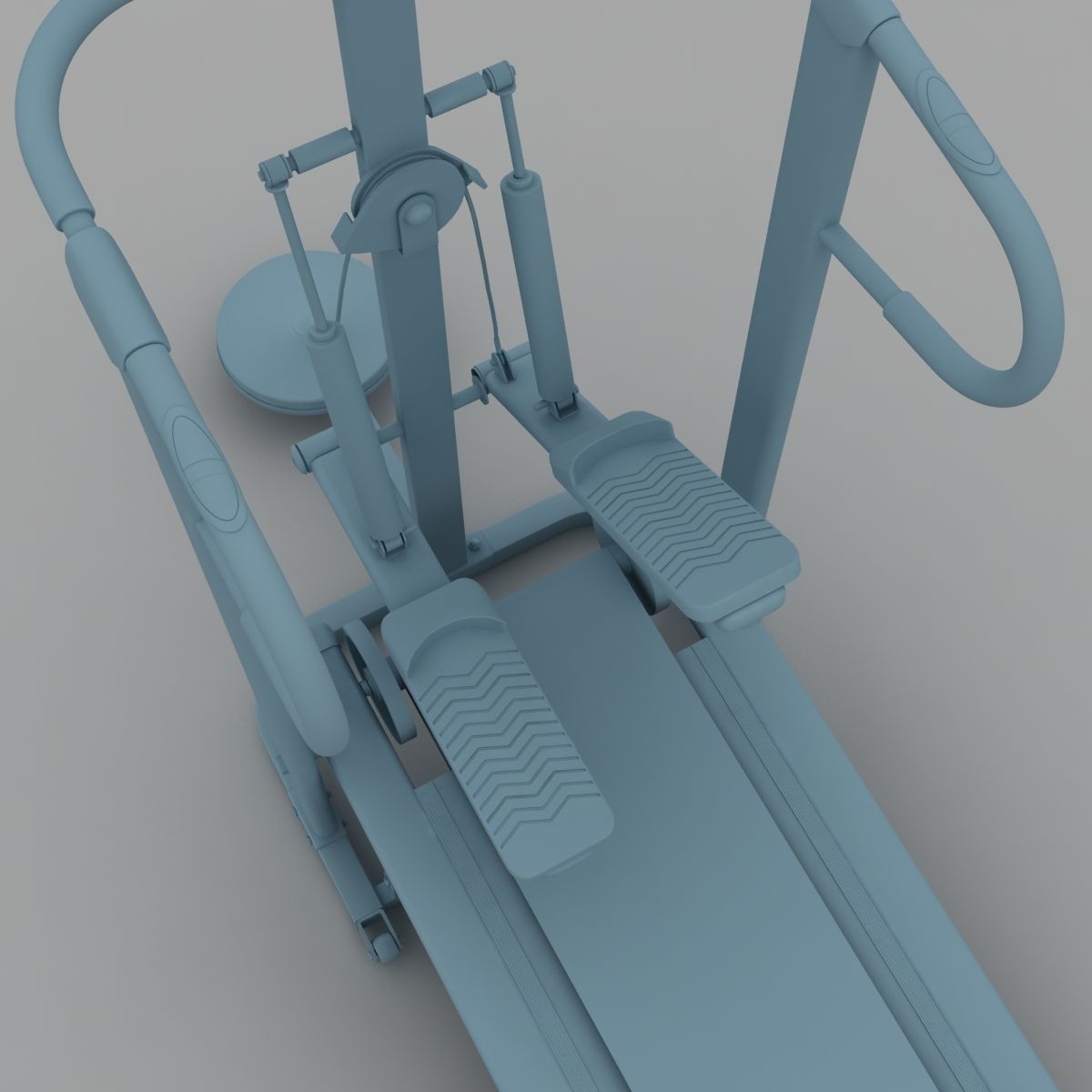 Treadmill tread machine with paws 3D model_13