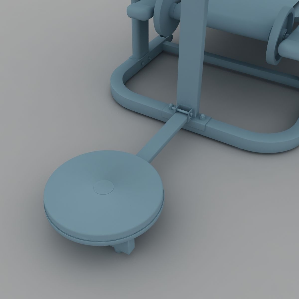 Treadmill tread machine with paws 3D model_14