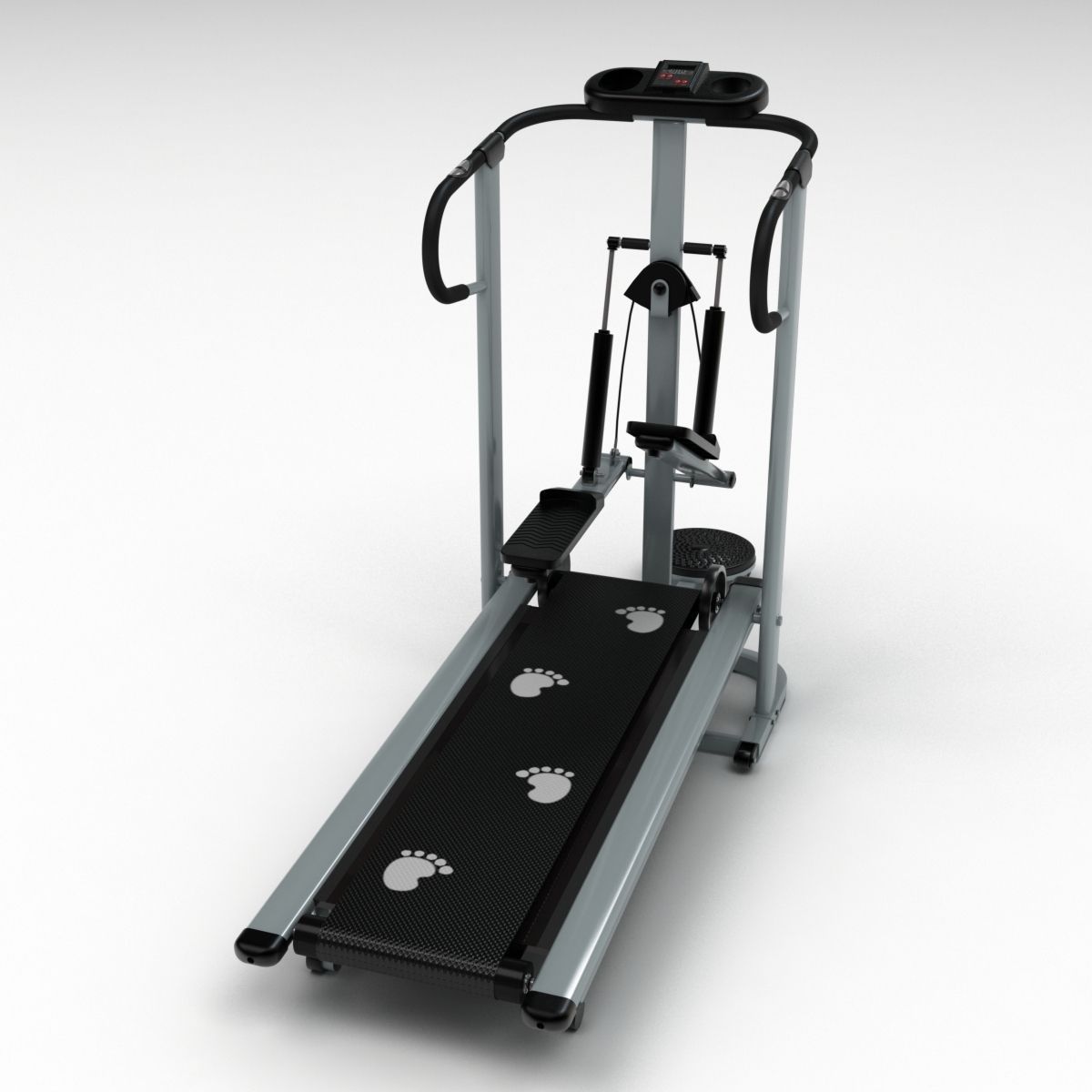Treadmill tread machine with paws 3D model_3