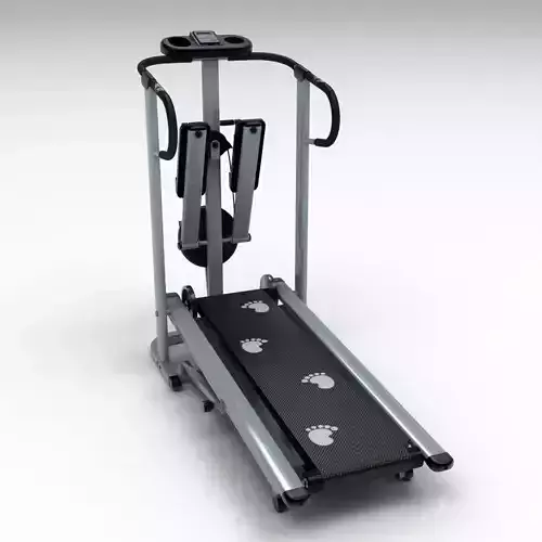 Treadmill tread machine with paws 3D model