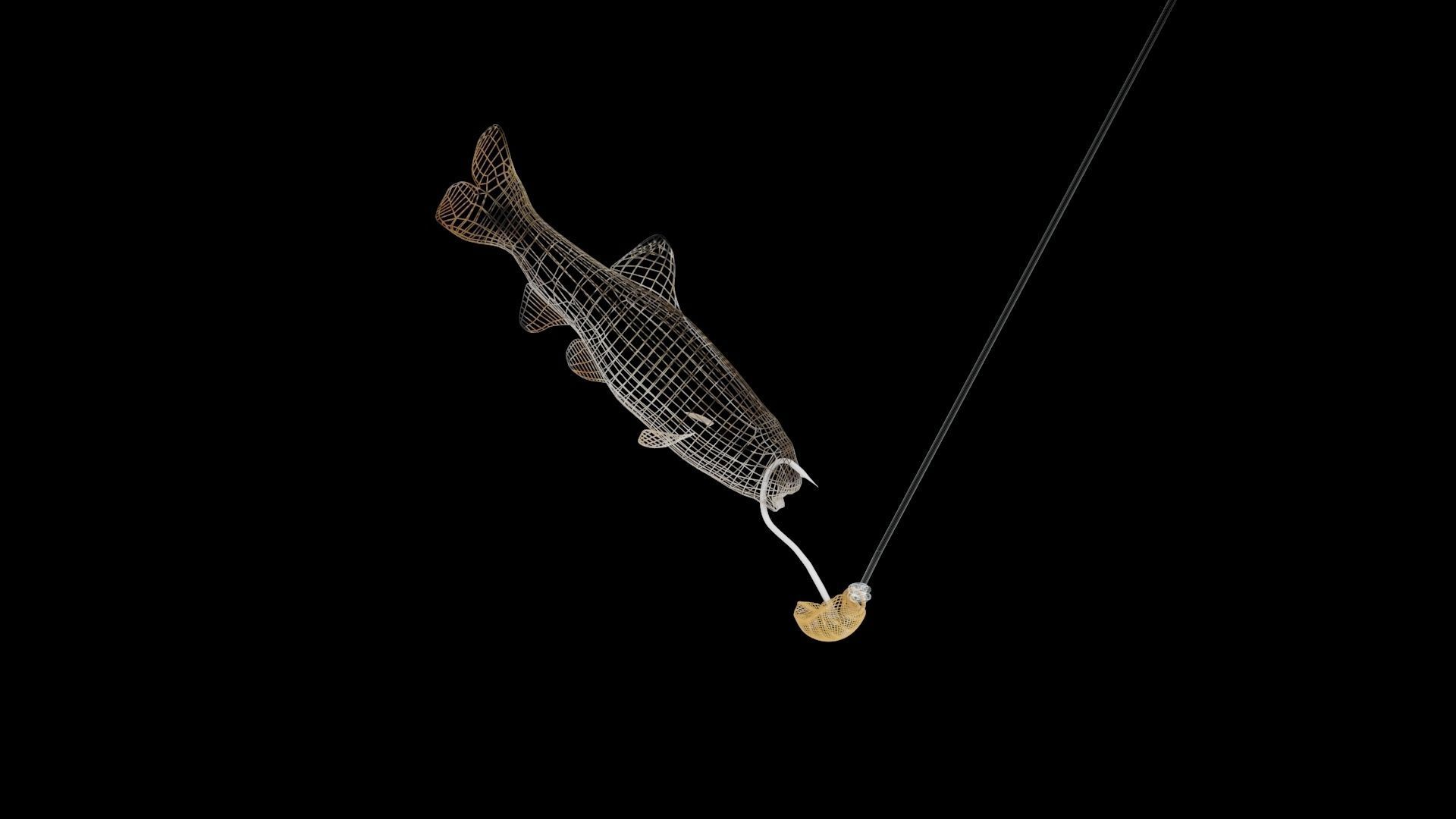 RedTail Chub 3D model_1