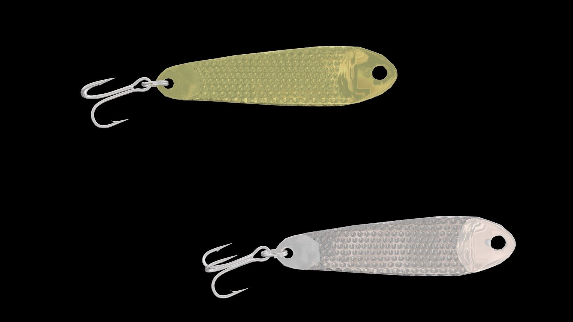 Fishing Spoon 3D model_1