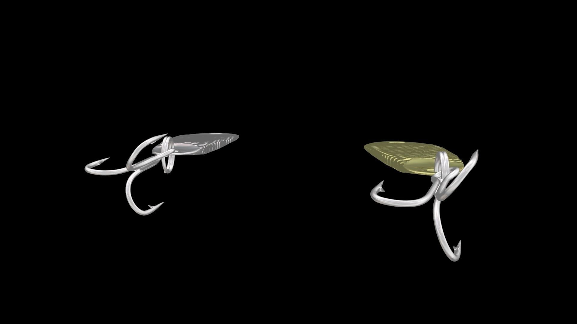 Fishing Spoon 3D model_2